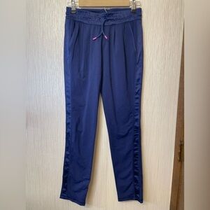 Ivivva Navy Blue Joggers with Pink Accents Size 14